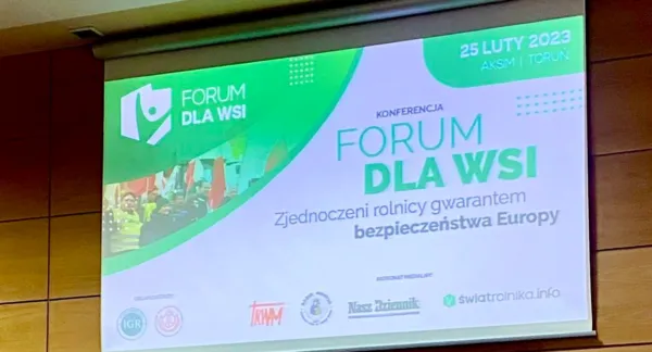 FORUM DLA WSI – ZJEDNOCZENI ROLNICY GWARANTEM BEZPIECZŃSTWA EUROPY
