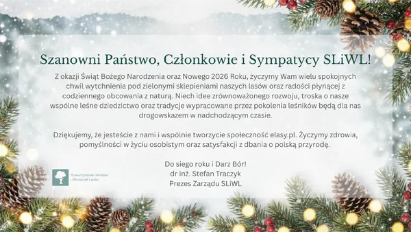 Życzenia Świąteczne i Noworoczne od SLiWL