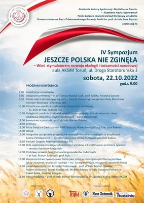 Sympozjum „Jeszcze Polska nie zginęła – Wieś stymulatorem rozwoju ekologii i tożsamości narodowej”