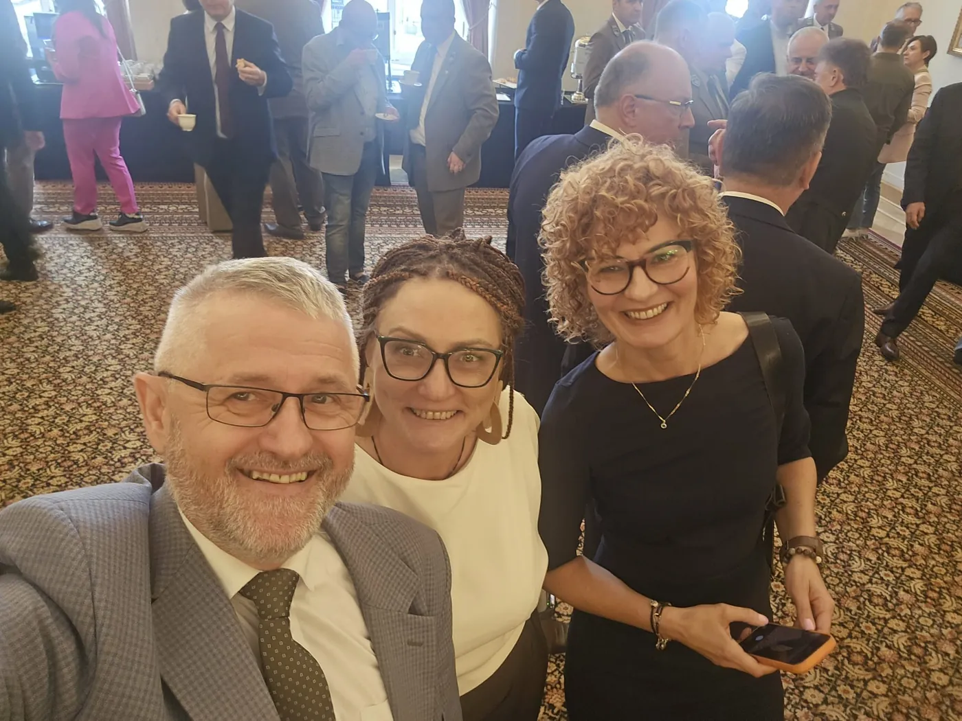 Spotkania kuluarowe podczas konferencji o gospodarce leśnej